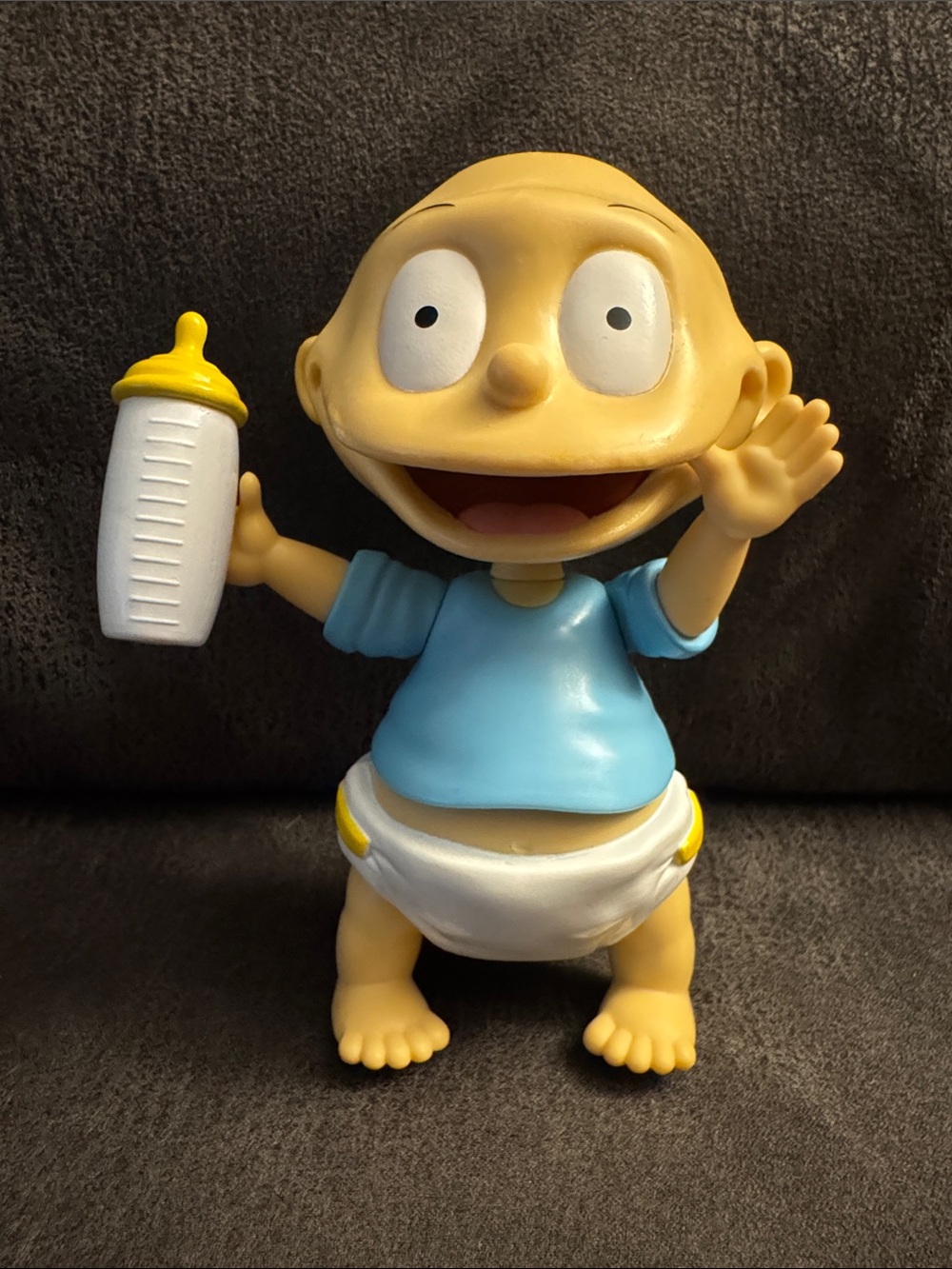 Nickelodeon Rugrats Tommy Figurine Toy with Removable Bottle